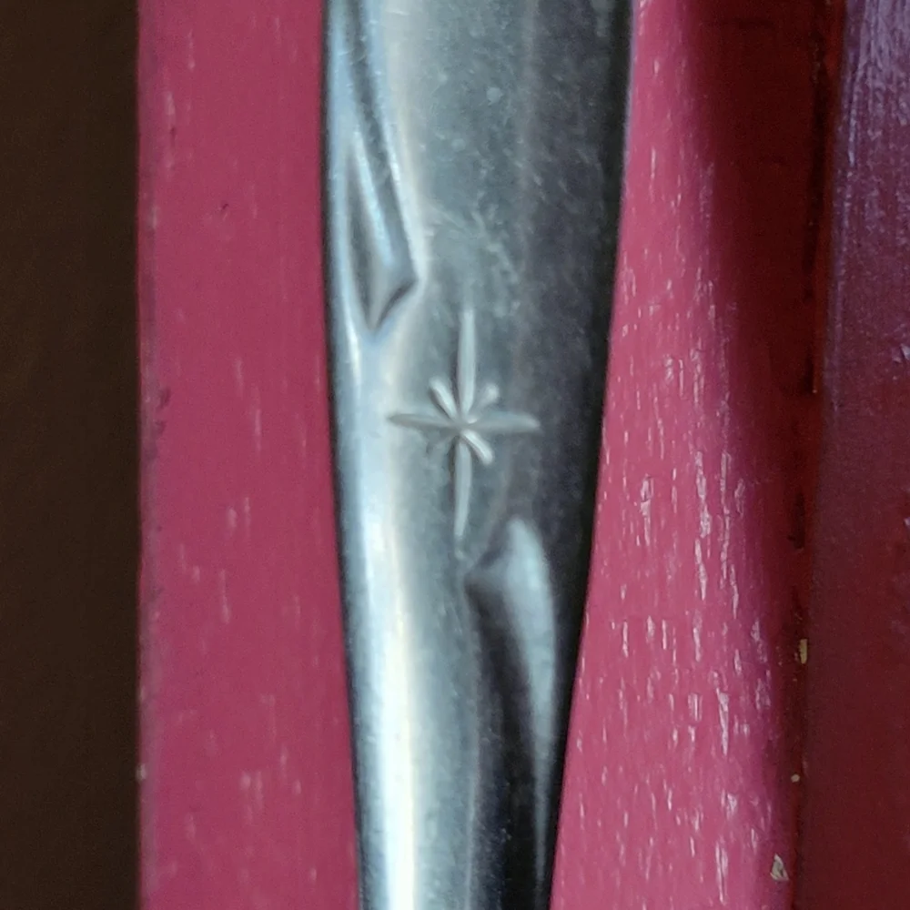Atomic Northern Star Spoons (4)~ Stainless by Wallace ~ Vintage ~ Retro ~ 1960s?